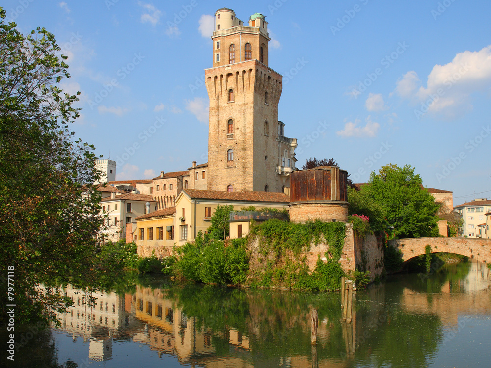 Ancient tower in Padua, Italy