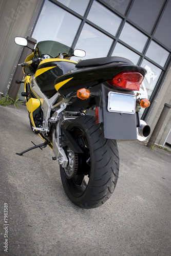 Yellow Motorcycle © ArenaCreative