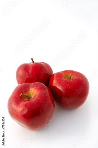 Bright Red Apples