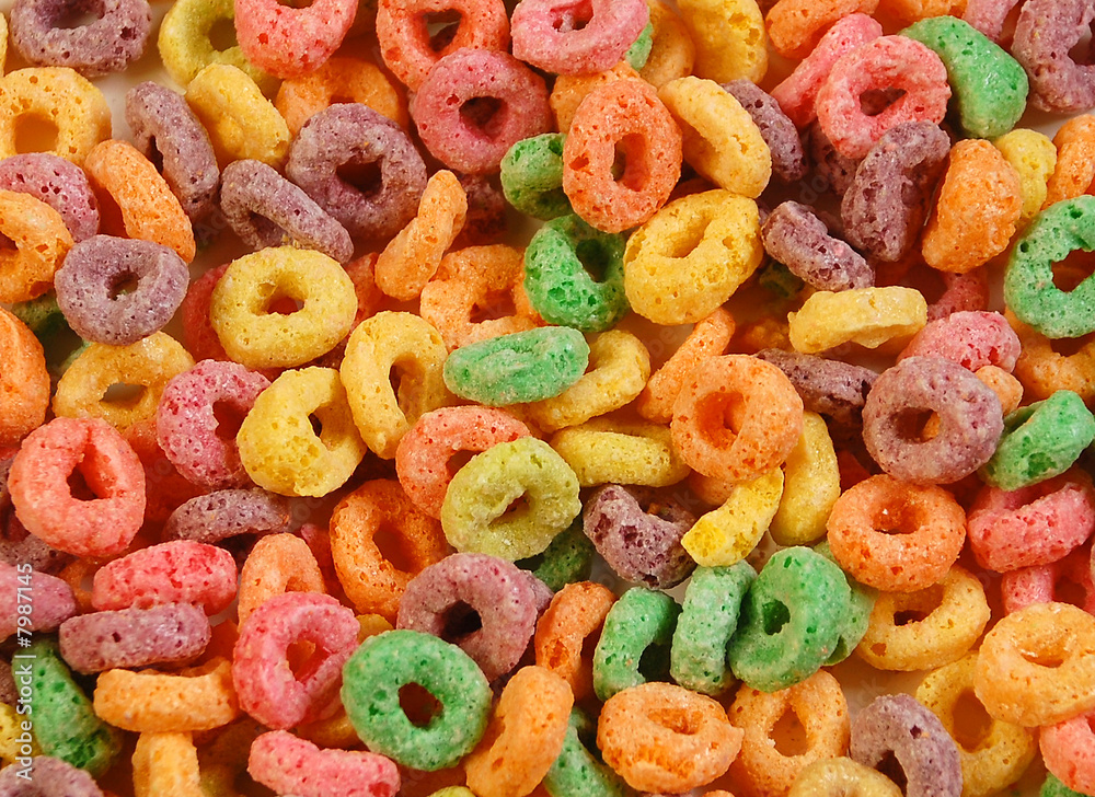 Colourful cereal Colourful cereal