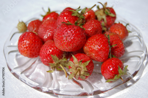 Obraz na płótnie Strawberry heap w salonie