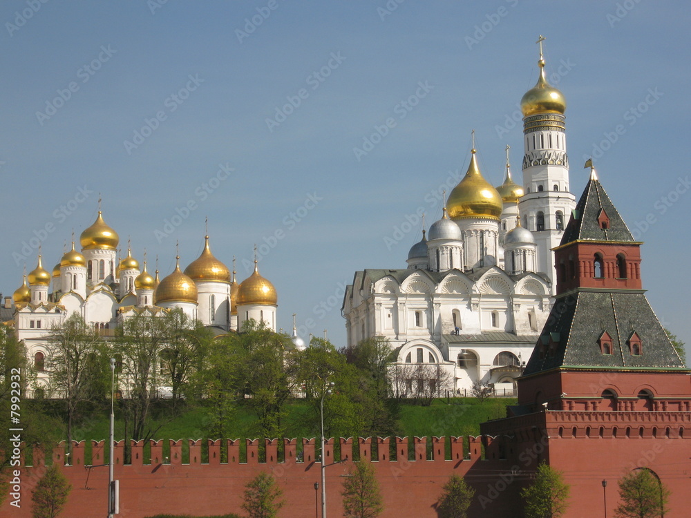 Moscow, Russia, Kremlin cathedrals