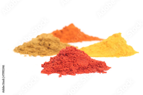 Obraz na płótnie Set of dry spices w salonie
