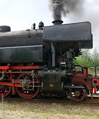 Nostalgic steam locomotive