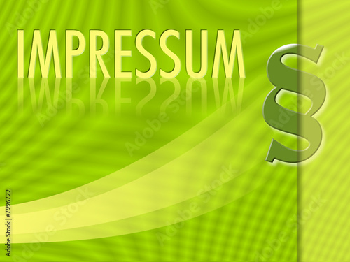 Impressum grün