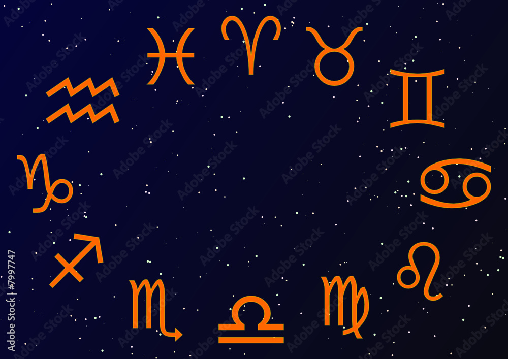 zodiac, astrology stars