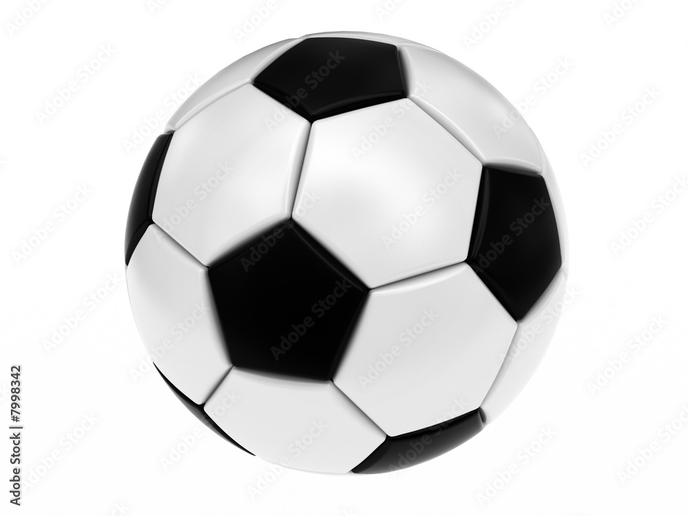 Fototapeta premium Soccer ball isolated on white