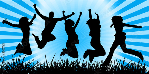 joyful people juming