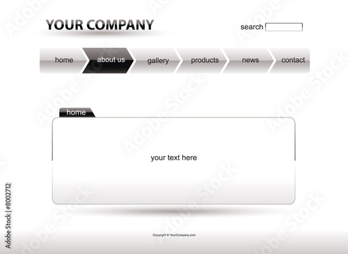 Website template