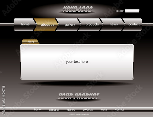 Website template