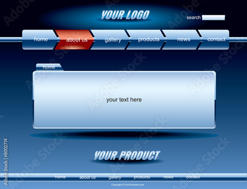 Website template