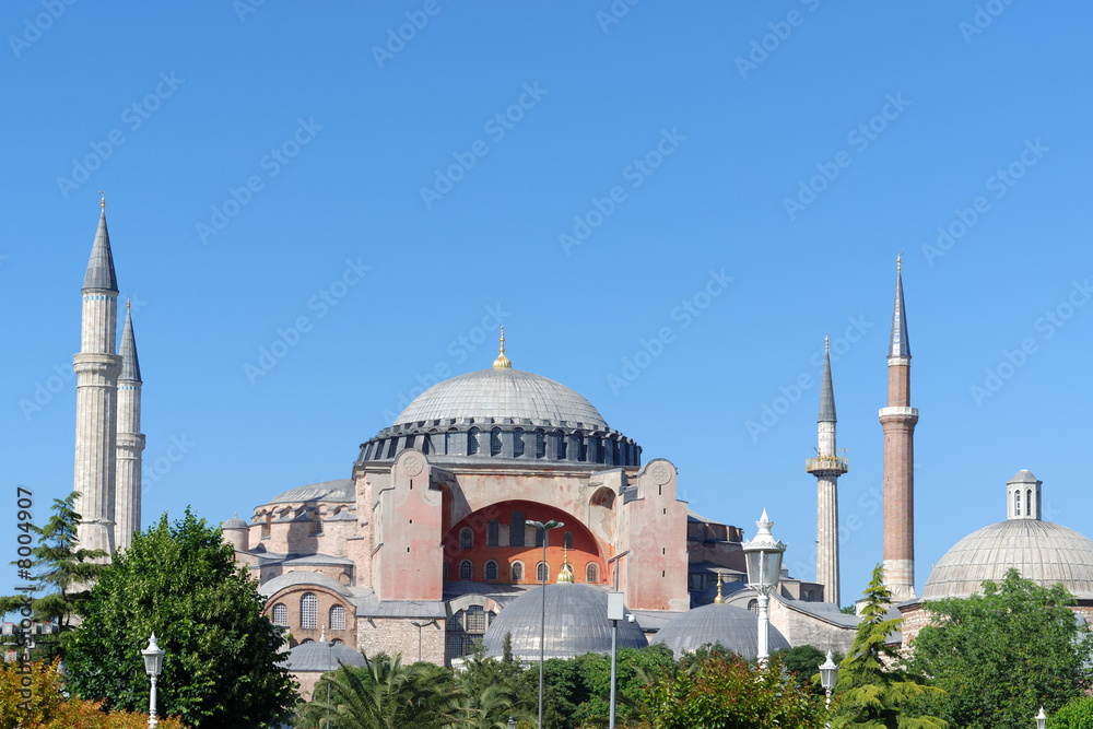 Obraz premium meczet hagia sophia, stambuł, turcja