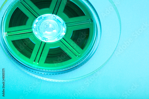 Colorful film reel photo