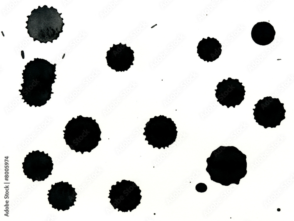 drips of black watercolor paint onto white background drips of black watercolor paint onto white background