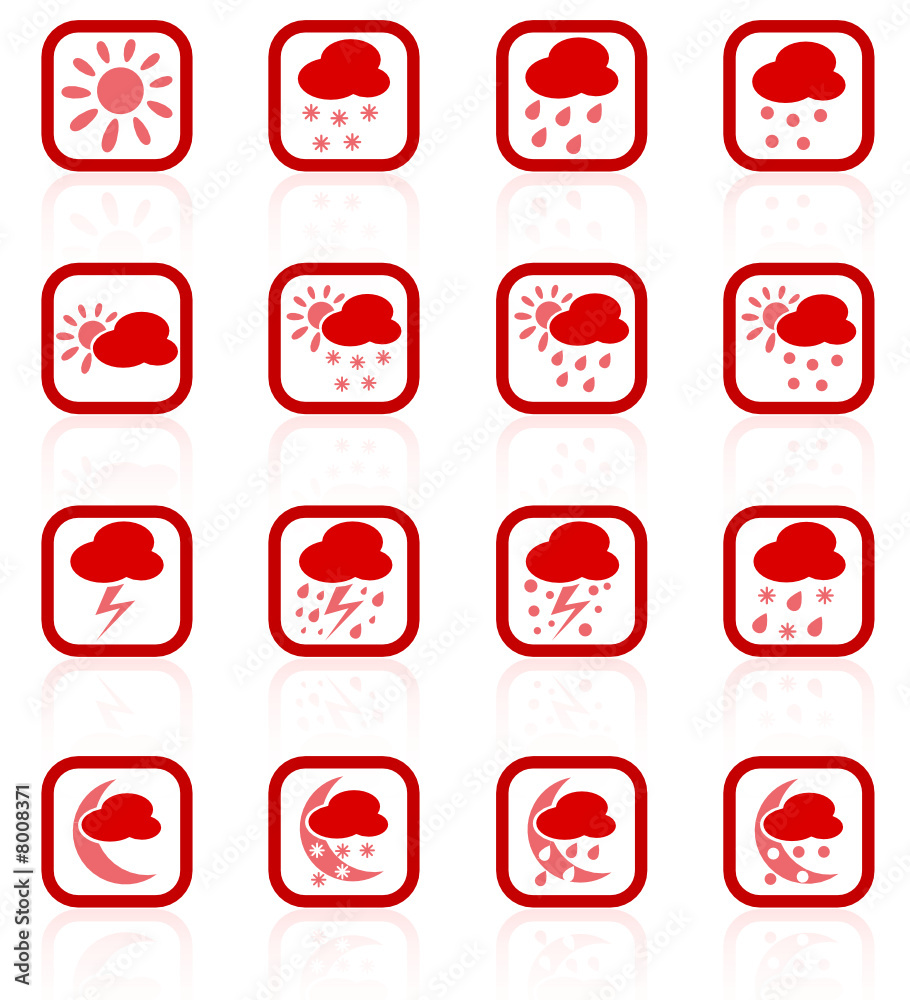 Weather vector iconset Weather vector iconset