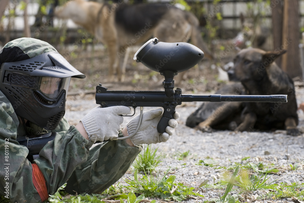 Paintball player Paintball player