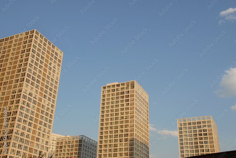 modern building in downtown of Beijing