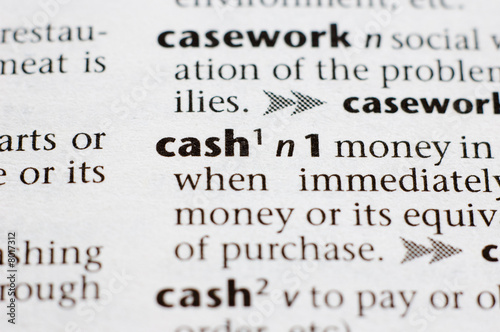 The definition of cash