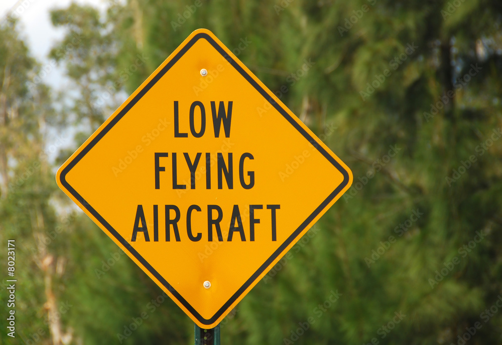 Aviation warning sign