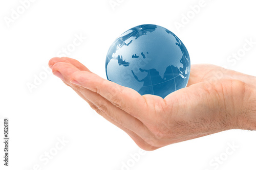 blue globe