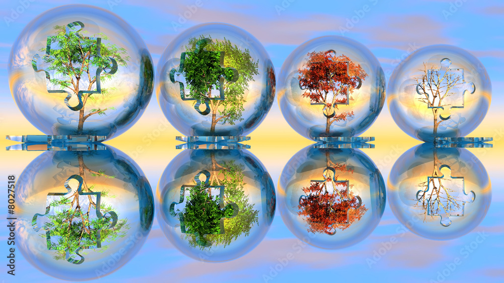 les arbres en bulle