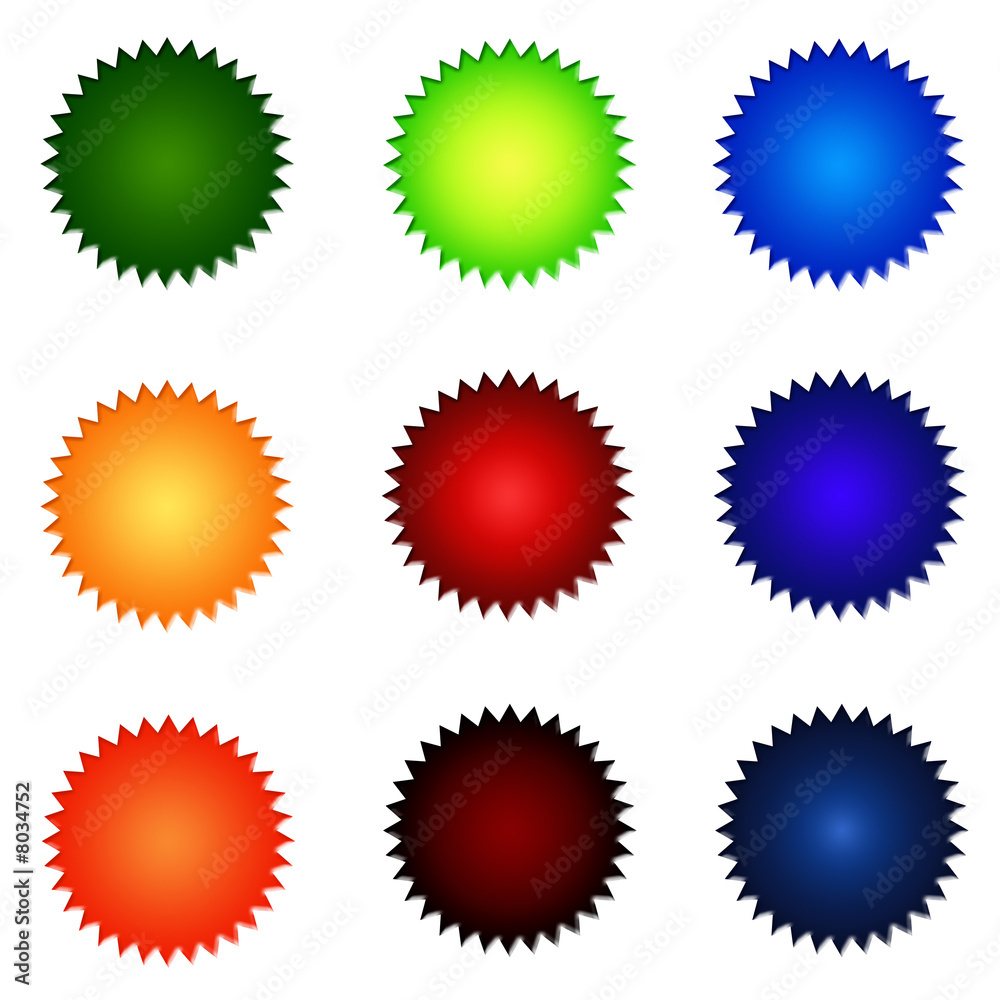 Set Of Round Website Buttons Set Of Round Website Buttons