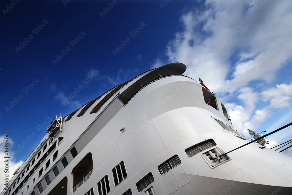 Naklejka premium crucero barco