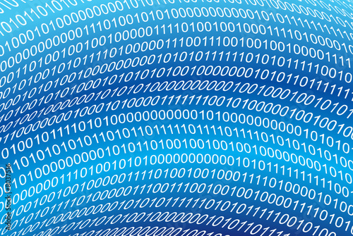 Image of digital binary code
