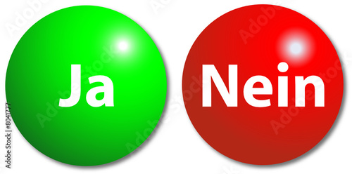  "Ja" und Nein" Tasten