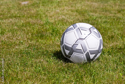 Soccer ball on the grass © A. Zaytsev