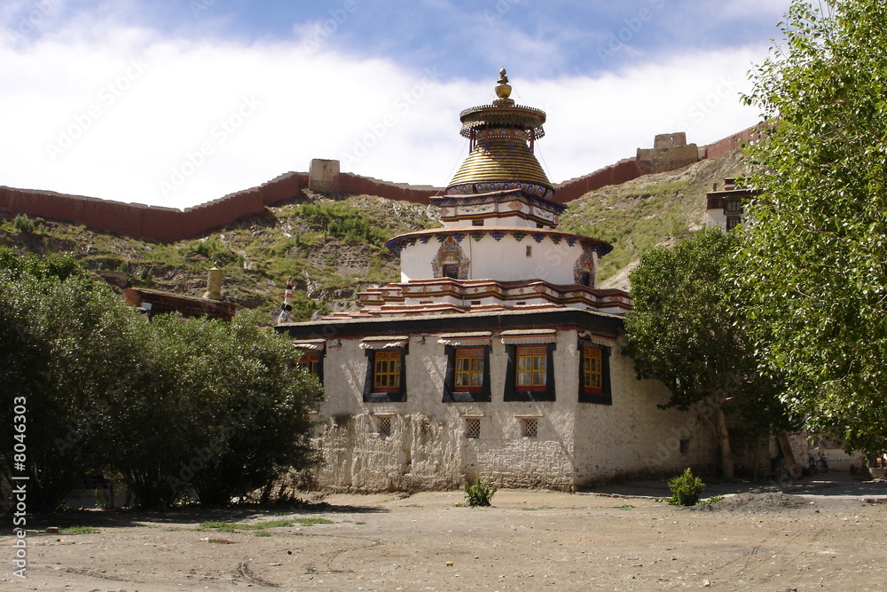 Ancien stupa Kumbum au monastère dePelkhor Chode de Gyantse