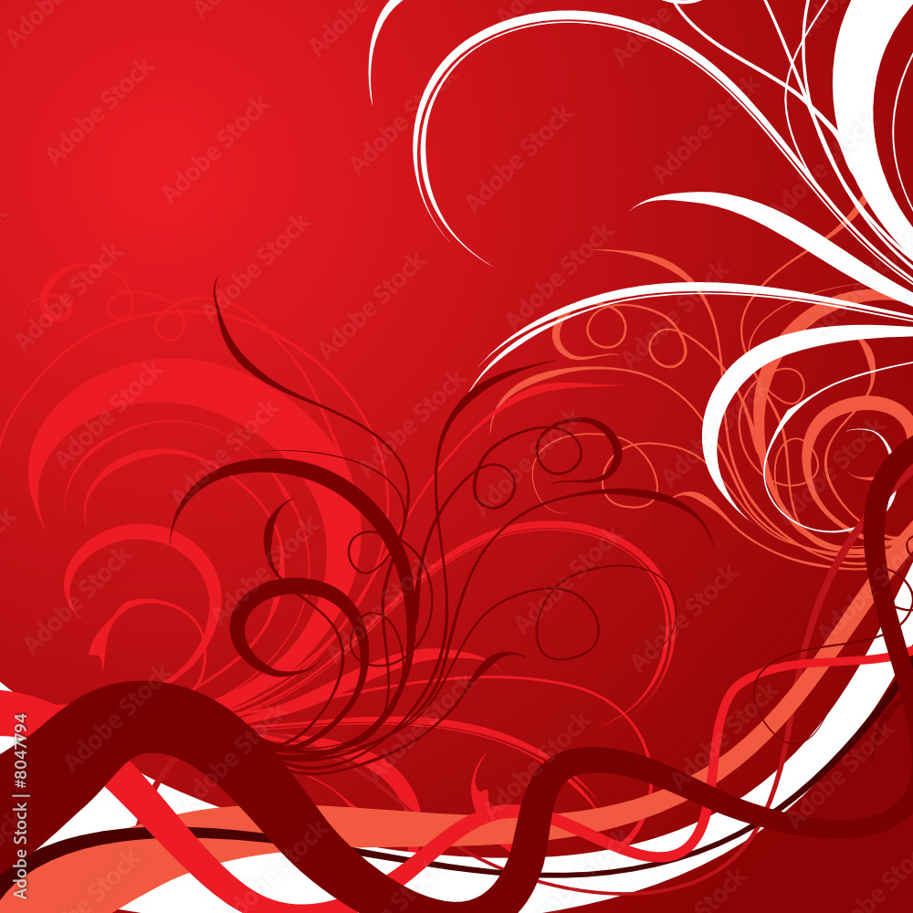 Decorative floral background, vector illustration Decorative floral background, vector illustration