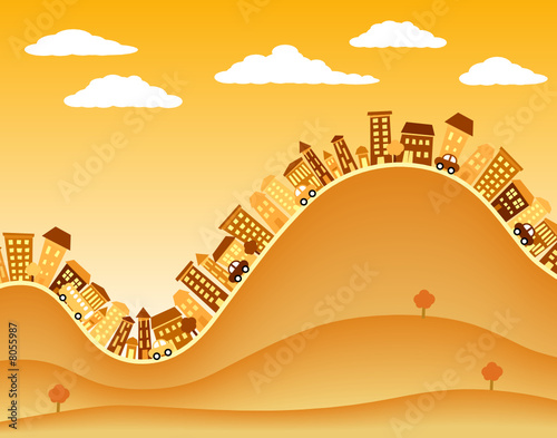 Hill town