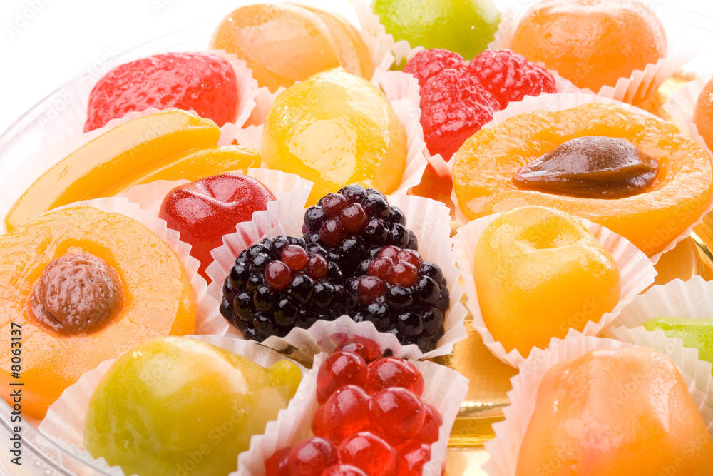Background from fruit candy Background from fruit candy