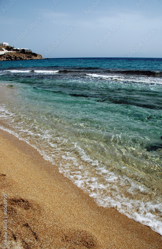 Scenic Beach on Greek Island