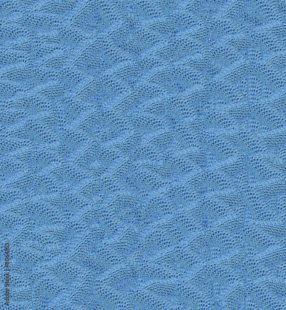 walls of blue zig zag backdrop