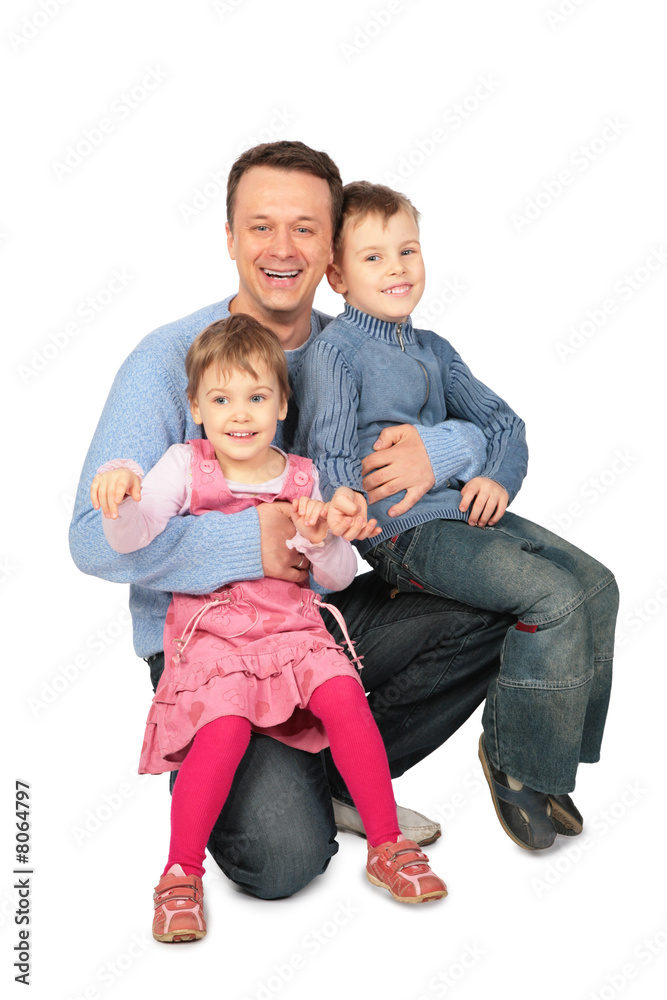 father it children sit on laps father it children sit on laps