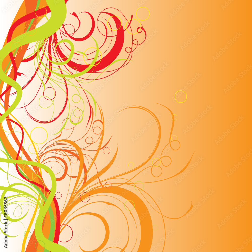 Decorative floral background, vector illustration Decorative floral background, vector illustration