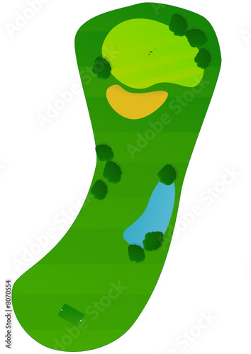 Terrain de golf (détouré)