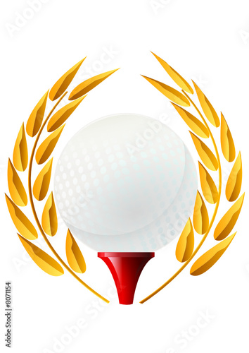 Champion de golf (détouré)