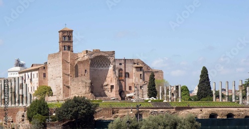 Canvas Print Imperial Palace, Palatine Hill, Rome, Italy