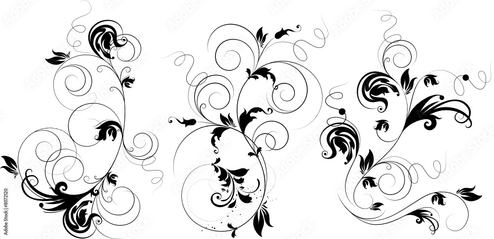 Floral design set Floral design set