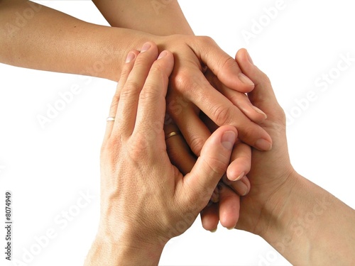 Schilderij op canvas forgiving hands 4c
