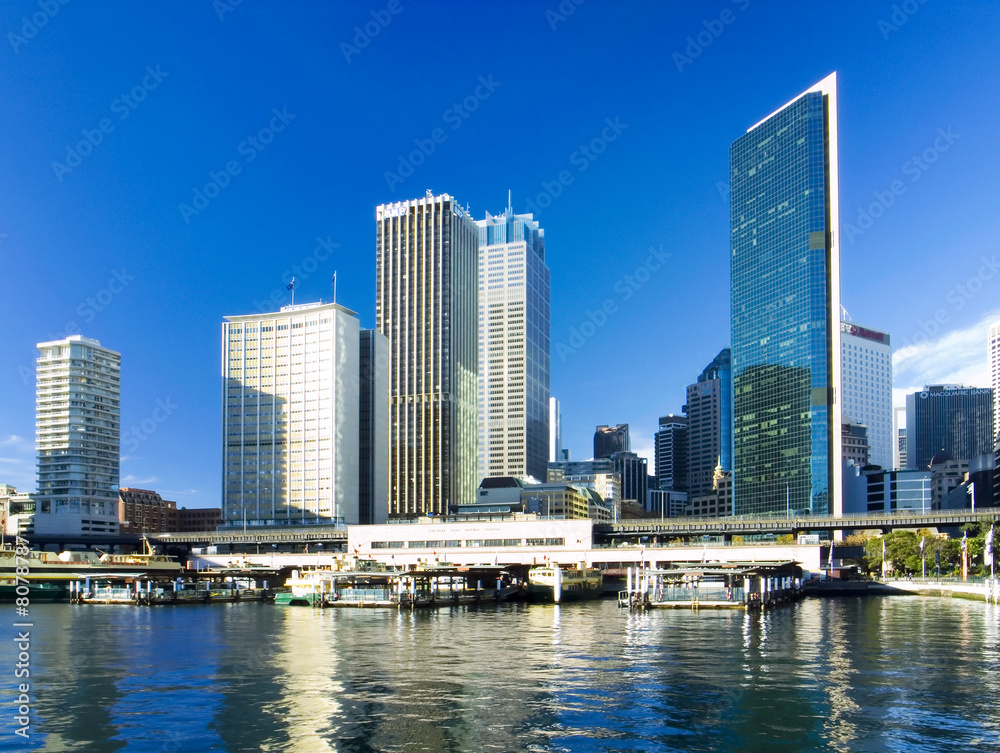 sydney city and ferry terminal