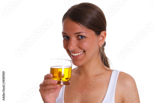 Woman with drink 1