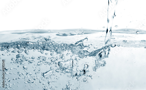 Splash water