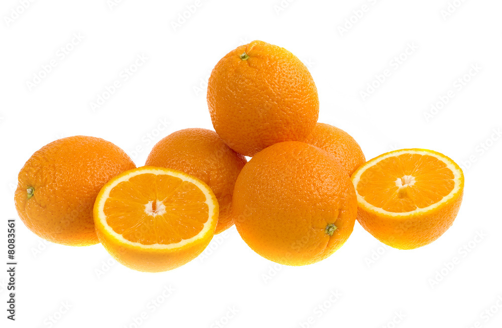 Fresh citrus fruits on white background Fresh citrus fruits on white background