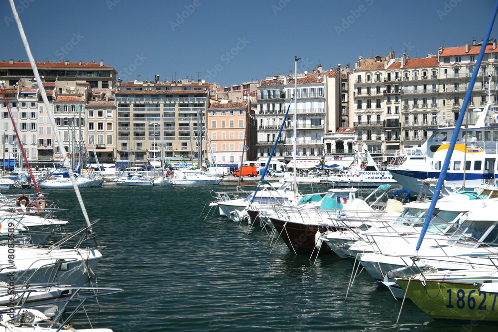 Marseille, vue du port