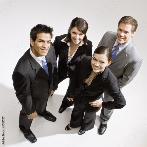 Young business people posing photo