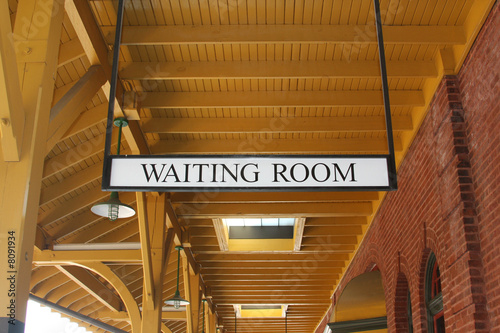 Sign at Railroad Station 